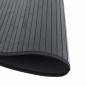 Tapete redondo 60 cm bambu preto