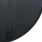 Tapete redondo 60 cm bambu preto