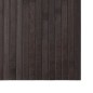 Tapete retangular 60x200 cm bambu castanho-escuro