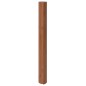 Tapete retangular 60x100 cm bambu castanho