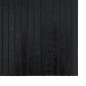 Tapete retangular 70x100 cm bambu preto