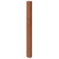 Tapete retangular 70x200 cm bambu castanho