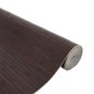 Tapete retangular 80x100 cm bambu castanho-escuro