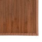 Tapete retangular 80x500 cm bambu castanho