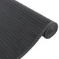 Tapete retangular 80x500 cm bambu preto