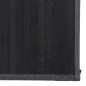 Tapete retangular 80x500 cm bambu preto