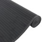 Tapete retangular 80x1000 cm bambu preto