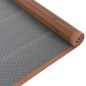 Tapete retangular 80x1000 cm bambu castanho