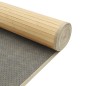 Tapete retangular 100x200 cm bambu cor natural clara