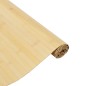 Tapete retangular 80x100 cm bambu cor natural clara