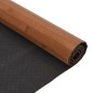 Tapete retangular 100x100 cm bambu castanho