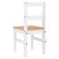 Cadeiras de jantar 2 pcs Panama 40x46x90 cm pinho maciço branco