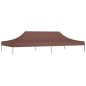 Teto para tenda de festas 6x3 m 270 g/m² castanho