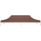 Teto para tenda de festas 6x3 m 270 g/m² castanho