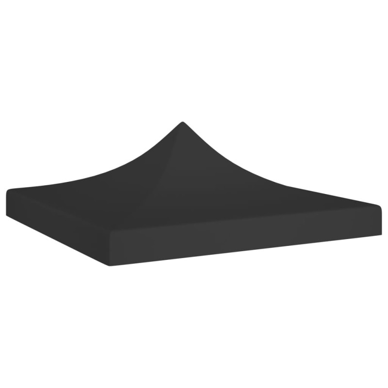 Teto para tenda de festas 2x2 m 270 g/m² preto-Topos para toldos e gazebos-Home Retail