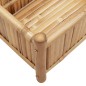 Vaso/floreira de jardim 100x30x25 cm bambu