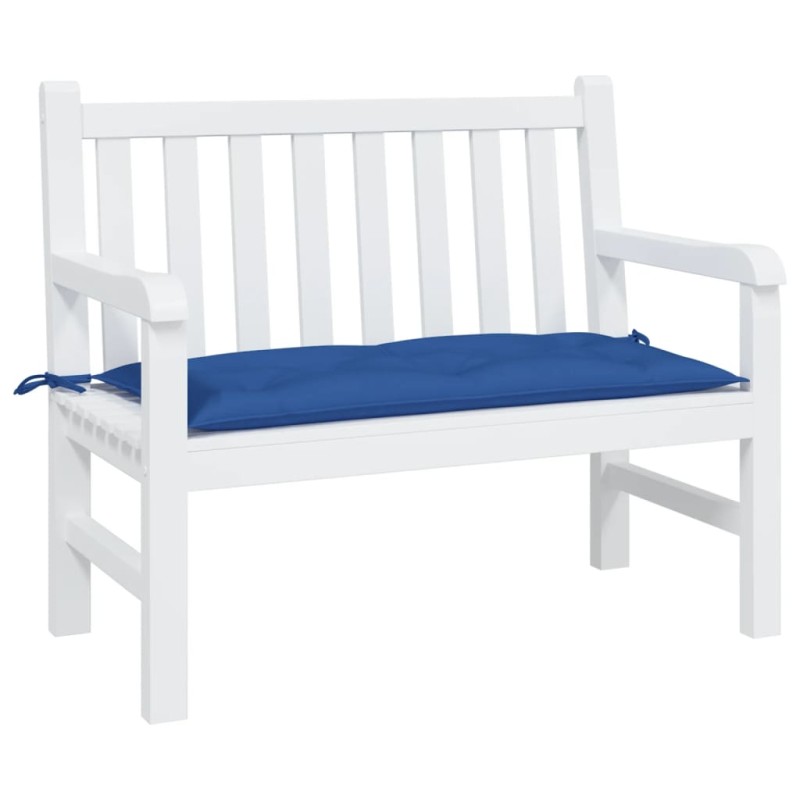 Almofadão p/ banco de jardim 100x50x7 cm tecido oxford azul-Almofadas para poltronas e sofás-Home Retail