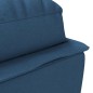 Chaise lounge com almofadões tecido azul