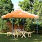 Tenda para festas pop-up dobrável 292x292x315 cm laranja