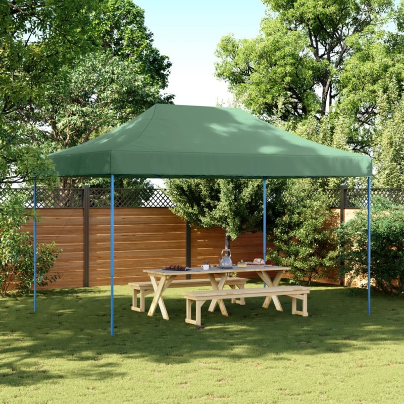 Tenda para festas pop-up dobrável 440x292x315 cm verde-Toldos e gazebos-Home Retail