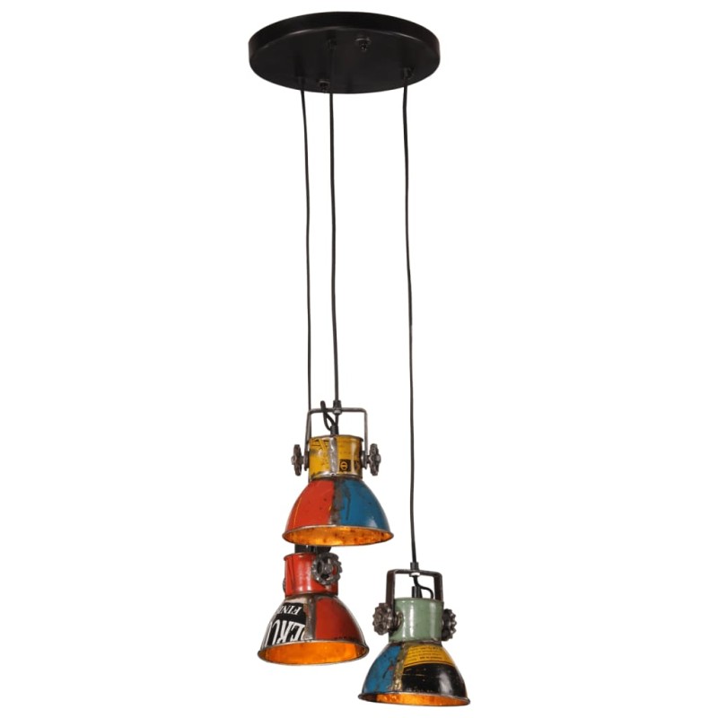 Candeeiro suspenso 25 W 30x30x100 cm E27 multicolorido-Candeeiros-Home Retail