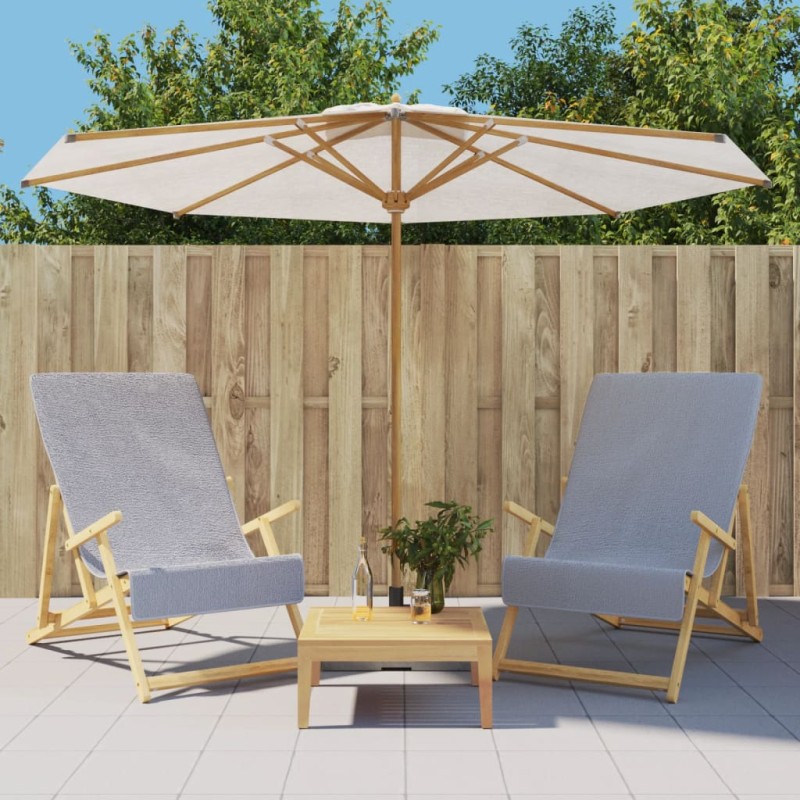 Toalhas de praia 2 pcs 60x135 cm tecido 400 GSM cinzento-Toalhas de praia-Home Retail