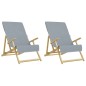 Toalhas de praia 2 pcs 60x135 cm tecido 400 GSM cinzento