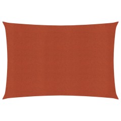 Para-sol estilo vela 160 g/m² 3x5 m PEAD terracota