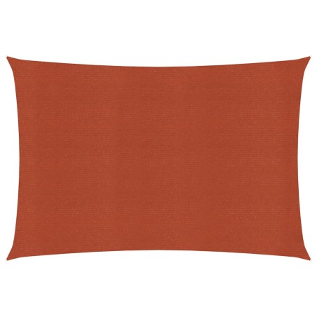 Para-sol estilo vela 160 g/m² 3x5 m PEAD terracota