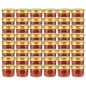 Frascos de vidro com tampas douradas 48 pcs 110 ml