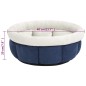 Cama para cães 40x40x20 cm azul