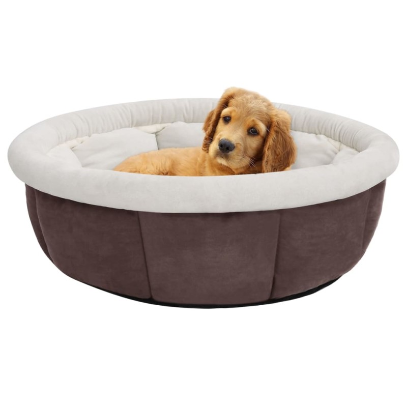 Cama para cães 59x59x24 cm castanho-Ninhos para cães-Home Retail