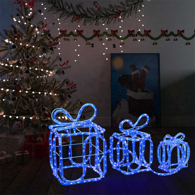 Caixas presente de Natal com 180 luzes LED interior/exterior-Luzes de Natal-Home Retail