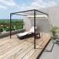 Tenda/gazebo de jardim com toldo, montagem na parede