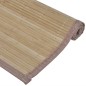 Individuais de mesa em bambu 6 pcs 30 x 45 cm castanho