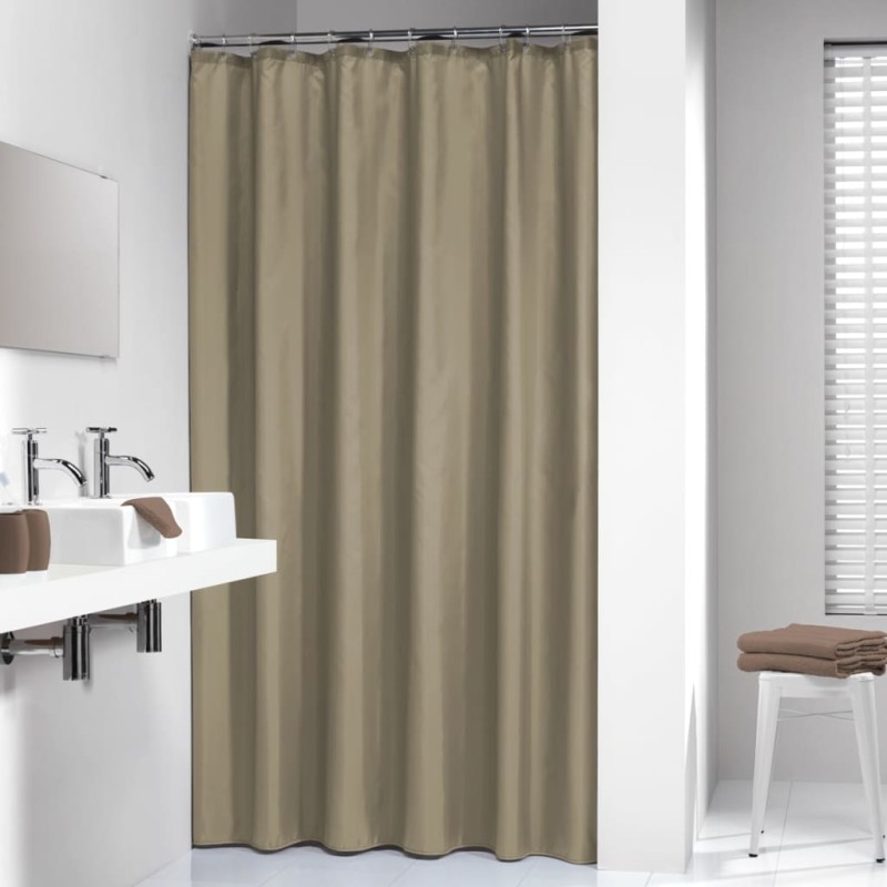 Sealskin Cortina de duche Madeira 180 cm cor areia 238501365-Cortinas para casa de banho-Home Retail