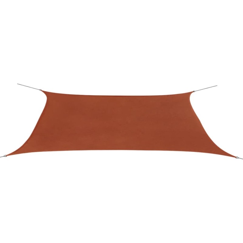 Guarda-Sol tecido Oxford retangular 4x6 m terracotta-Guarda-sóis e telas de varanda-Home Retail