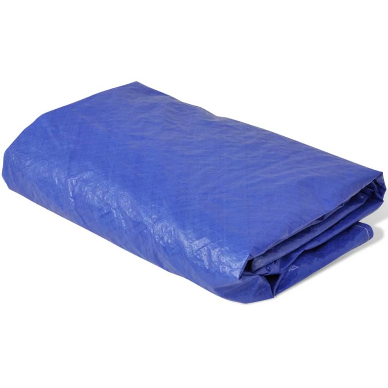 Cobertura PE redonda para piscina 540 cm 90 g/m²-Capas para piscinas e plástico para forrar pisos-Home Retail