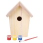 Esschert Design DIY Nesting Box com pintura 14.8x11.7x20 cm KG145