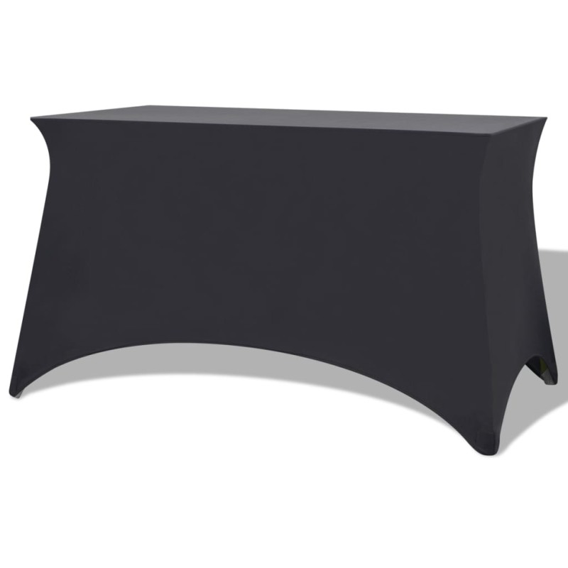 Capa extensível para mesa 2 pcs 120x60,5x74 cm antracite-Capas de sofás-Home Retail