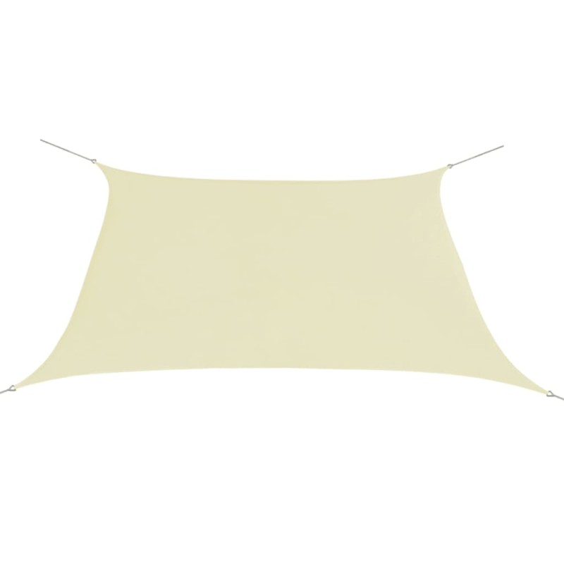 Guarda-sol tecido Oxford quadrado 2x2 m creme-Guarda-sóis e telas de varanda-Home Retail