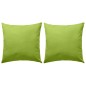 Almofadas para exterior 2 pcs 45x45 cm verde maça