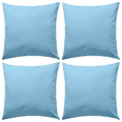 Almofadas para exterior 4 pcs 45x45 cm azul claro