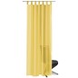 Cortinas em voile 2 pcs 140x245 cm amarelo