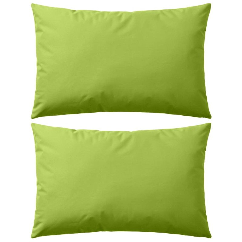 Almofadas para exterior 2 pcs 60x40 cm verde maçã-Almofadas-Home Retail