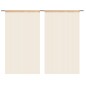 Cortinas de fios 2 pcs 140x250 cm bege