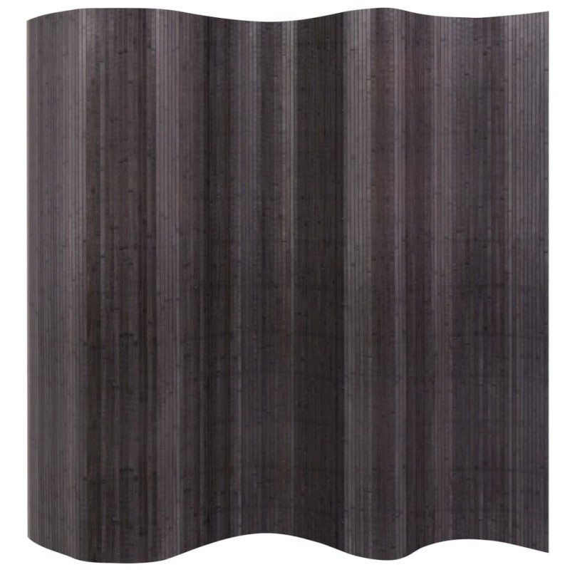 Biombo/divisória de sala 250x165 cm bambu cinzento-Biombos-Home Retail