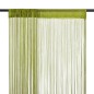 Cortinas de fios 2 pcs 140x250 cm verde