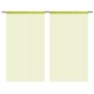 Cortinas de fios 2 pcs 140x250 cm verde