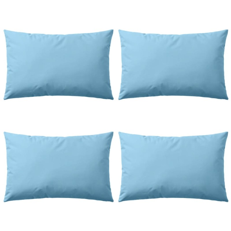 Almofadas para exterior 4 pcs 60x40 cm azul claro-Almofadas-Home Retail